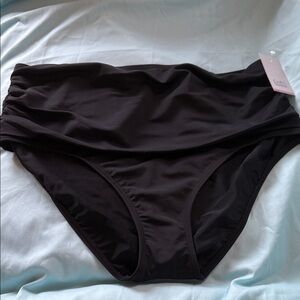 Kohl's Croft & Barrow Black high waisted Swimwear